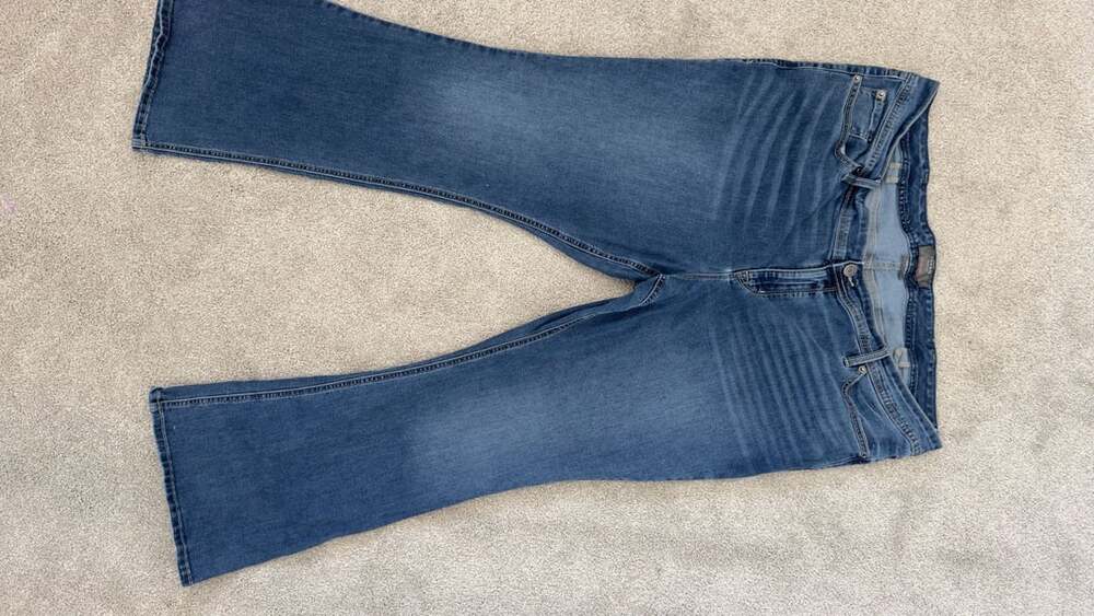 Torrid Luxe Slim Boot Jeans Size 24R Blue Super Stretch
